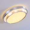 Plafonnier Mirabeau LED Blanc, 2 lumières, Télécommandes, Changeur de couleurs