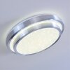 Plafonnier Mirabeau LED Blanc, 2 lumières, Télécommandes, Changeur de couleurs