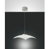 Suspension Fabas Luce Desus LED Nickel mat, 1 lumière