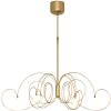 Suspension Holländer ROSASPINA OVAL Or, 6 lumières