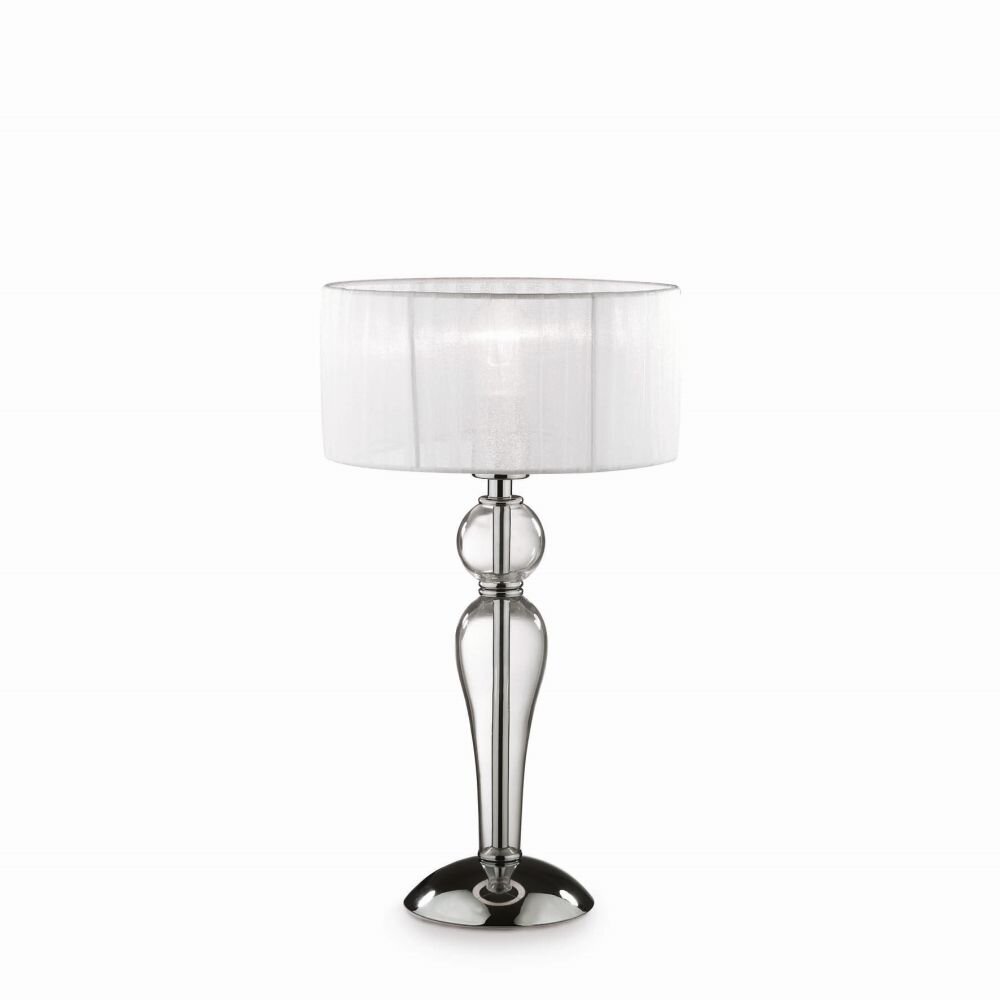 Lampe à poser Ideal Lux DUCHESSA Chrome, Transparent, 1 lumière main product photo
