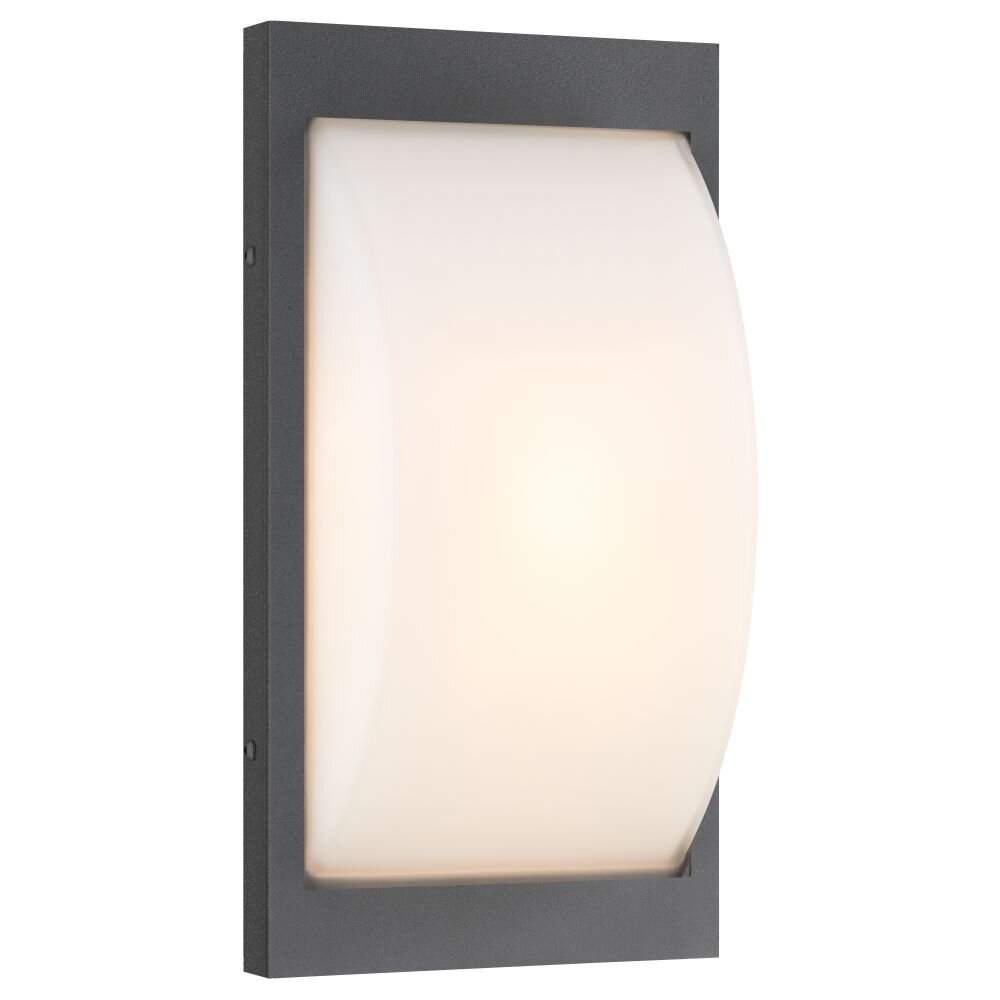 Applique murale d'extérieur LCD Emden LED Noir, 1 lumière, Détecteur de mouvement main product photo