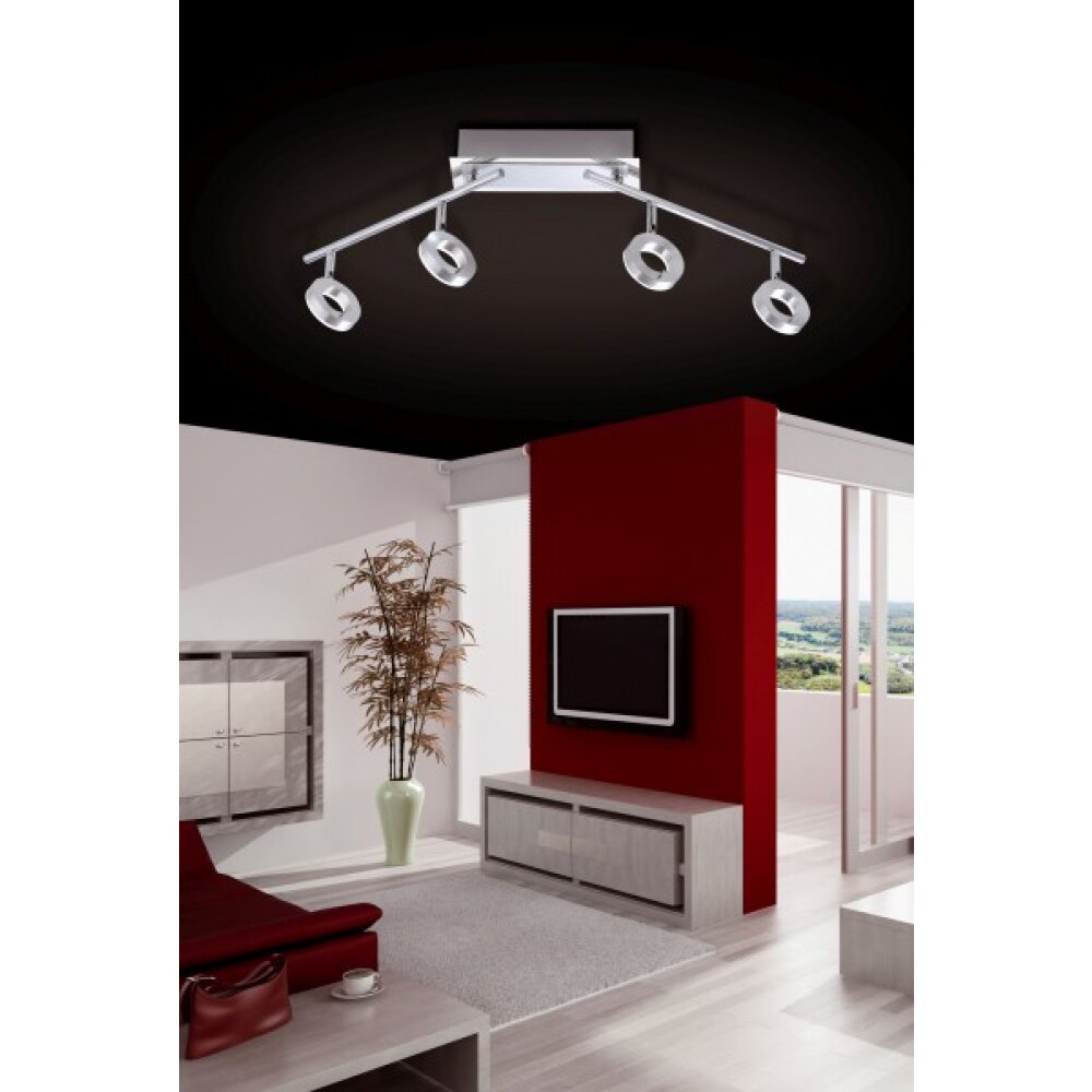 Plafonnier Paul Neuhaus SILEDA Aluminium, 4 lumières main product photo
