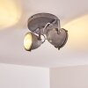 Plafonnier Glostrup LED Gris, 2 lumières