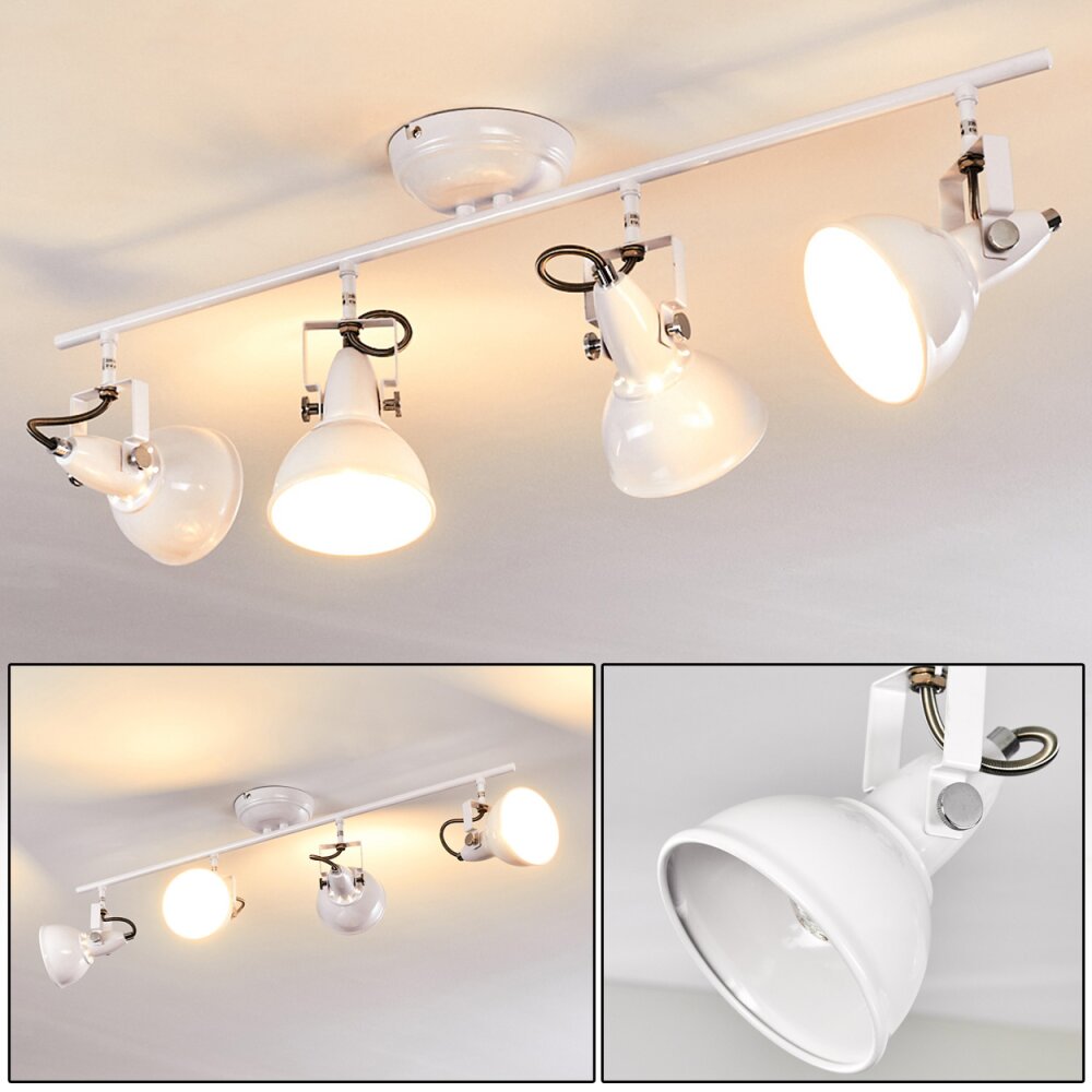 Plafonnier Tina Blanc, 4 lumières main product photo