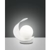 Lampe à poser Fabas Luce Adria LED Blanc, 1 lumière