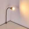 Lampe de chevet Alsea LED Nickel mat, 1 lumière, Détecteur de mouvement