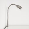 Lampe de chevet Alsea LED Nickel mat, 1 lumière, Détecteur de mouvement