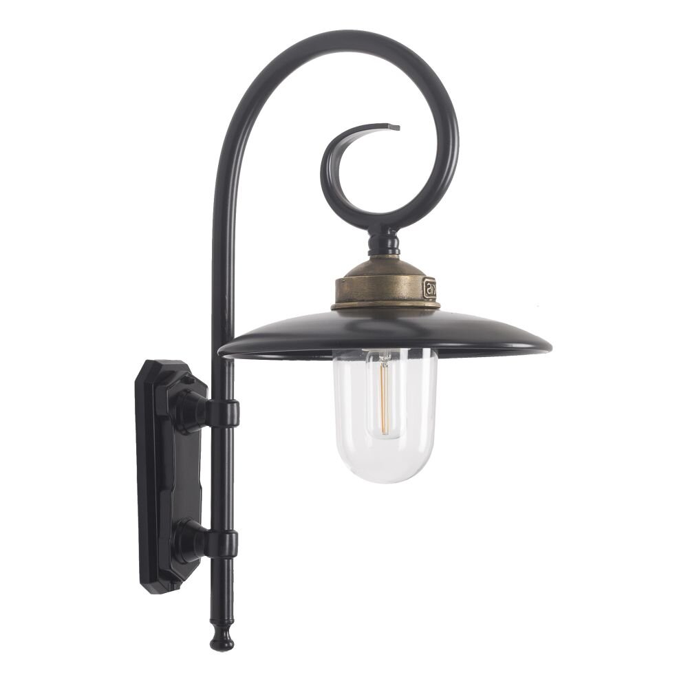 Applique murale KS Verlichting Orly Noir, 1 lumière main product photo