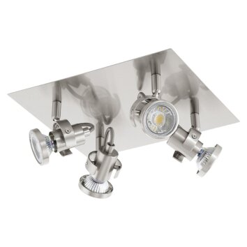 Eglo TUKON 3 LED Nickel mat, 4 lumières Eglo TUKON 3 LED Nickel mat, 4 lumières