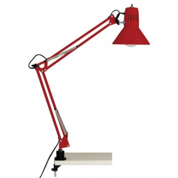 Lampe à clip Brilliant Hobby Rouge, 1 lumière