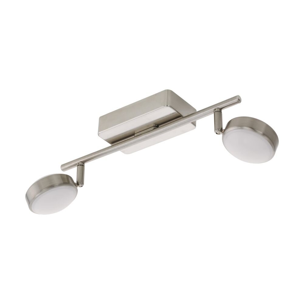 Spot Eglo CONNECT CORROPOLI-C LED Nickel mat, 2 lumières, Changeur de couleurs main product photo
