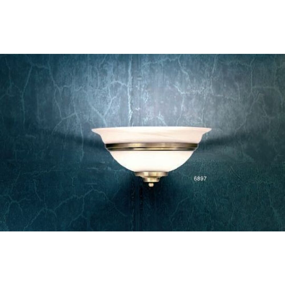 Applique murale Globo TOLEDO Vieux laiton, 1 lumière main product photo