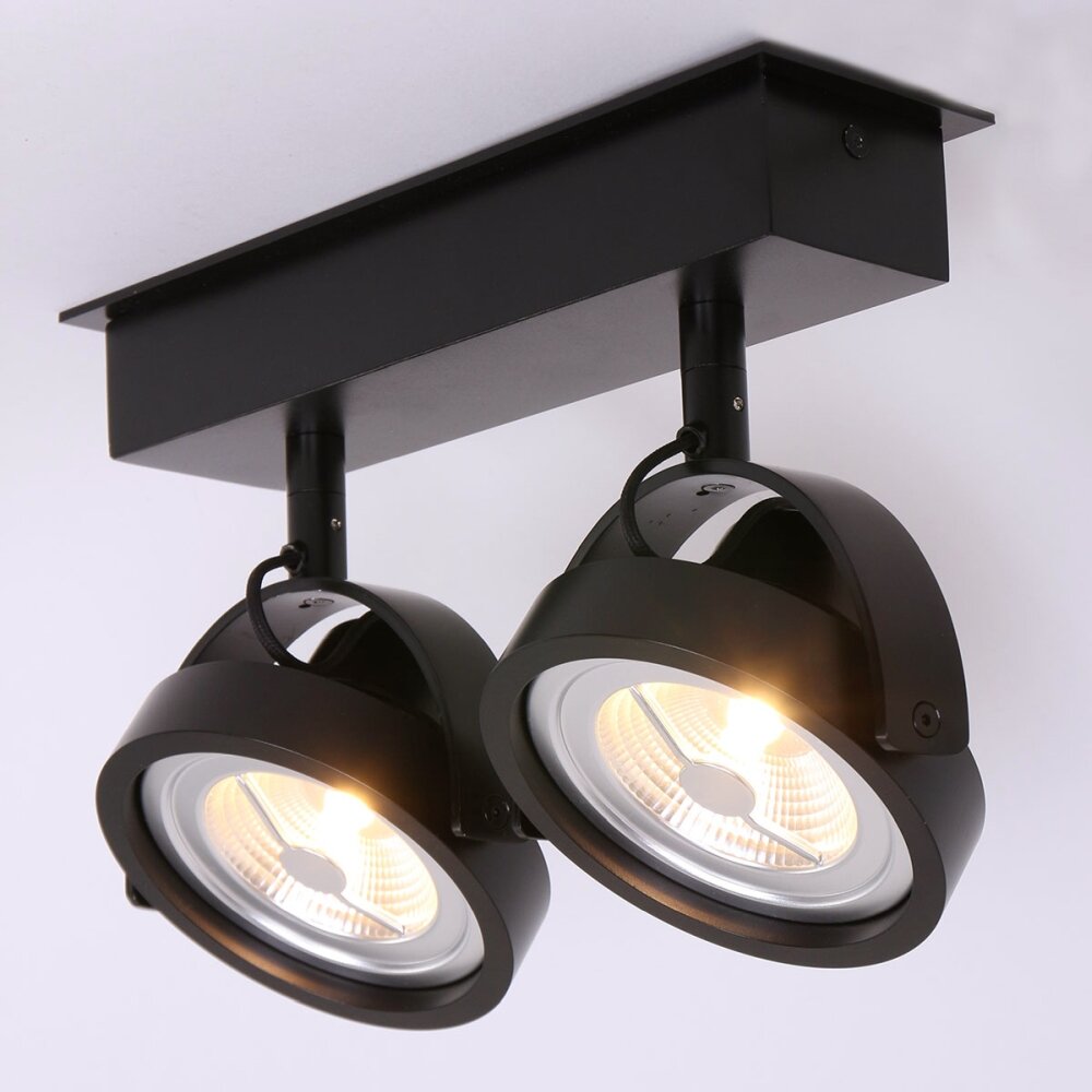 Spot Steinhauer Mexlite LED Noir, 2 lumières main product photo