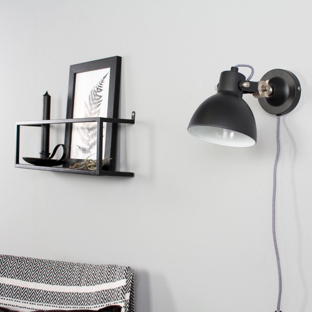 Applique murale Steinhauer Mexlite Noir, 1 lumière main product photo