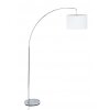 Lampadaire arqué Brilliant Clarie Blanc, 1 lumière