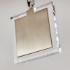 Plafonnier Piney LED Nickel mat, 2 lumières