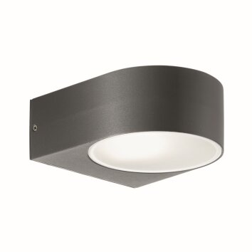 Applique murale d'extérieur Ideal Lux IKO Anthracite, 1 lumière