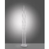 Lampadaire Leuchten Direkt Ls-WAVE LED Acier inoxydable, 3 lumières, Télécommandes, Changeur de couleurs