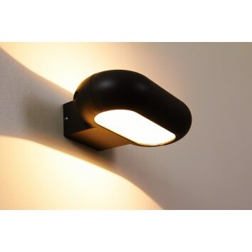 Applique murale LED Globo RINAH Anthracite, 1 lumière