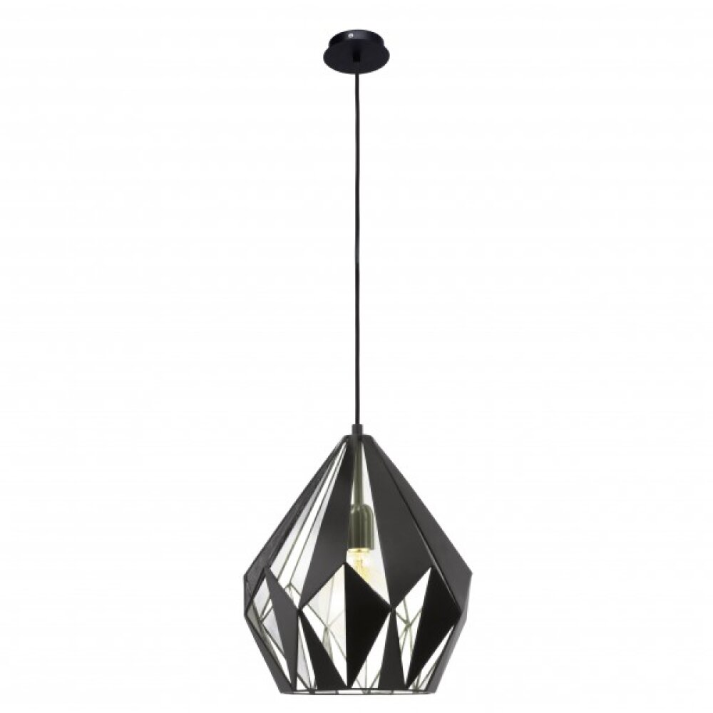 Suspension Eglo VINTAGE Noir, Argenté, 1 lumière main product photo