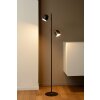 Lampadaire Lucide SKANSKA LED Noir, 2 lumières