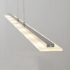 Suspension Lourdes LED Chrome, Nickel mat, 7 lumières