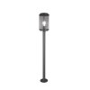 Borne lumineuse Trio Tanaro Anthracite, 1 lumière