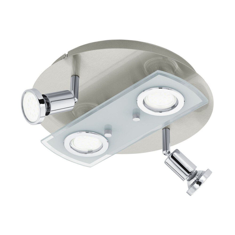 Plafonnier Eglo PAWEDO 1 LED Chrome, Nickel mat, 4 lumières main product photo