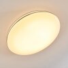 Plafonnier Genthin LED Blanc, 1 lumière