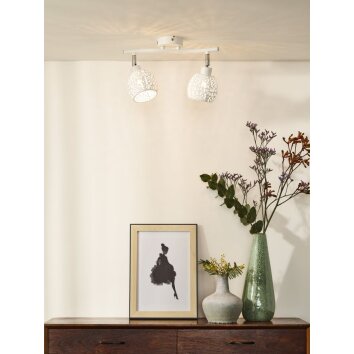 Spot de plafond Lucide TAHAR Blanc, 2 lumières