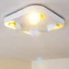 Spot plafond Granada LED Blanc, 4 lumières