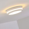 plafonnier extérieur Wollongong LED Blanc, 1 lumière