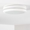 plafonnier extérieur Wollongong LED Blanc, 1 lumière