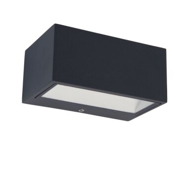 Applique murale d'extérieur Lutec GEMINI LED Anthracite, 1 lumière