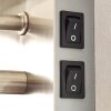 Applique murale Wiby LED Nickel mat, 2 lumières