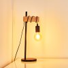 Lampe de table Barbengo Brun, Noir, 1 lumière