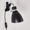 Lampe à pince Stranderott Chrome, Noir, 1 lumière