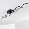 Plafonnier Flow LED Noir, 2 lumières