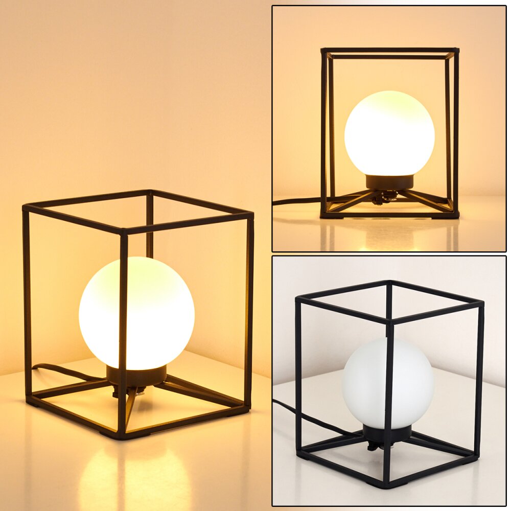 Lampe à poser Legano Noir, 1 lumière main product photo