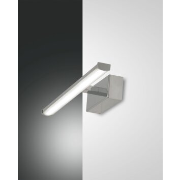 Applique murale Fabas Luce Nala LED Chrome, 1 lumière