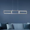 Suspension Brilliant Living Tunar LED Aluminium, 1 lumière