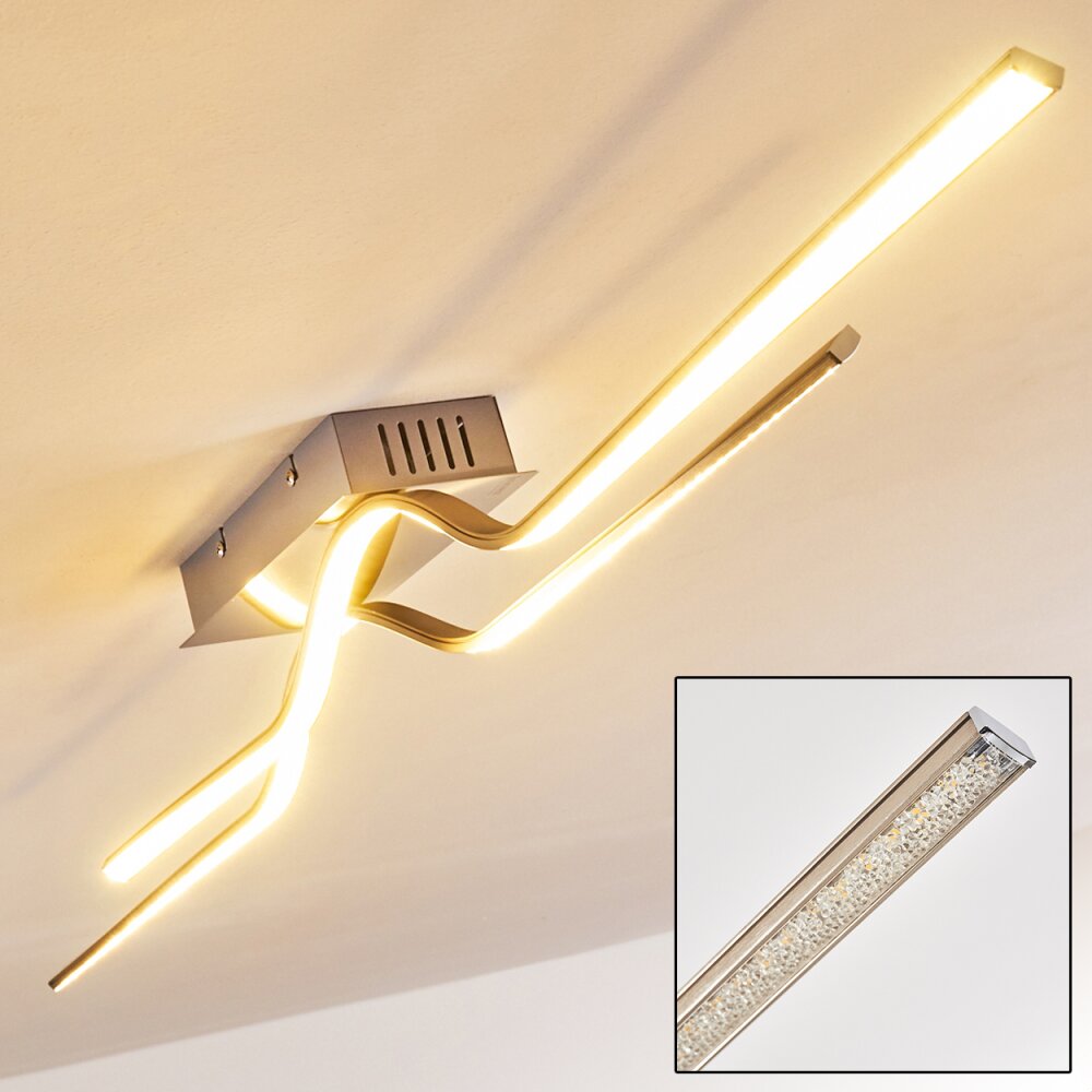 Plafonnier Jamjo LED Nickel mat, 1 lumière main product photo