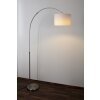 Lampadaire Trio 4611 Acier inoxydable, Nickel mat, 1 lumière