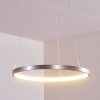 Suspension Canisteo LED Argenté, 1 lumière