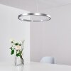 Suspension Canisteo LED Argenté, 1 lumière