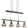 Suspension Globo Isla LED Bronze, 4 lumières