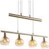 Suspension Globo Isla LED Bronze, 4 lumières