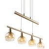 Suspension Globo Isla LED Bronze, 4 lumières