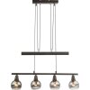 Suspension Globo Isla LED Bronze, 4 lumières